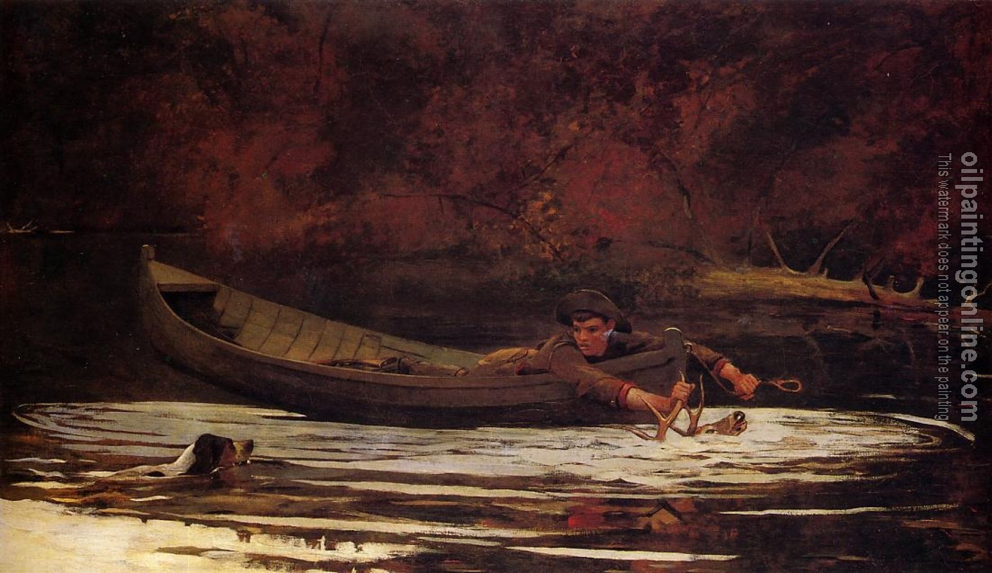 Homer, Winslow - Hound and Hunter